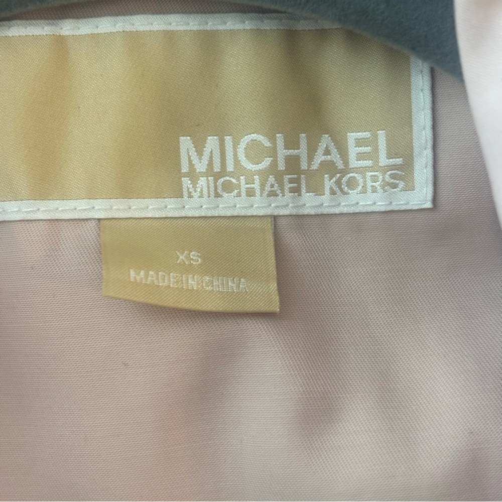 MICHAEL Michael Kors Soft Pink Single-Breasted Trench Coat - Picture 11 of 15
